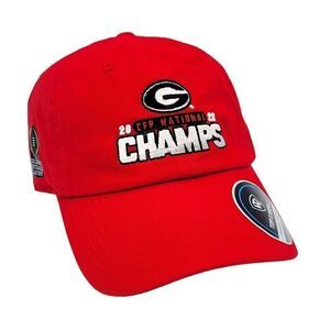 Georgia Bulldogs 2022 CFP National Champions Top-Of-The-World OSFM Hat Cap NEW